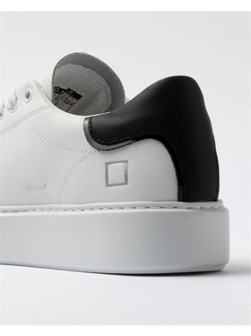 Scarpe Sfera calf colore white/black DATE | SFERA CALFWHITE BLACK